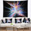 Tapisserie abstraite bleu clair-28496179