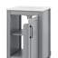 Petit meuble-lavabo de 20 po avec lavabo en céramique, armoire de salle de bain avec porte à fermeture douce, support de rangement et tablettes réglables-799719500