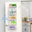 Rangement pour garde-manger étroit de 12,3 po de largeur, rangement à 6 niveaux avec panier réglable, rangement pour garde-manger pour garde-manger, blanc