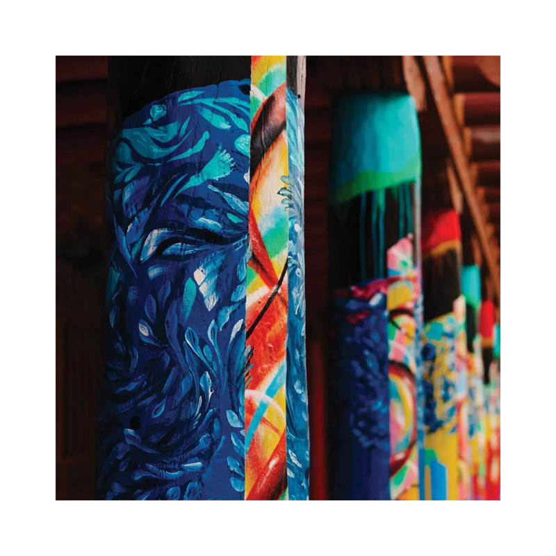 Santa Fe Architecture XV 1 Piece Wall Art on Canvas, 93.98cm H x 93.98cm W x 1.91cm D, Wrapped Canvas