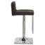 Ainoriitta Swivel Upholstered and Faux Leather Adjustable Height Bar Stool with Stainless Steel Frame-87208051-87208053