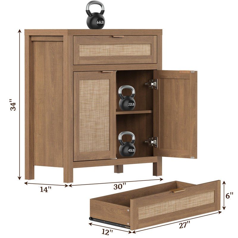 Joselyn 30'' Sideboard, Brown