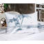 Drap-housse et coussin décoratif Ambesonne Island, bleu pétrole / blanc-106793457