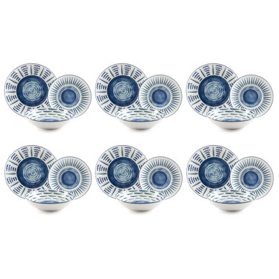 Excelsa dinnerset 18 pieces Mediterraneo porcelain