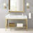 Kingsley 50" Stainless Steel Bathroom Vanity-1627643002