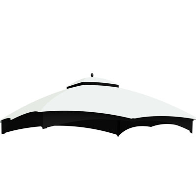 Replacement Canopy For 'S Gazebo 10X12, Grey, Protected, Water-Repellent, Fade , With Air Vent And Drainage Holes 10X12 Replacement, Fade-, Statements