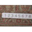 Tapis traditionnel rétro géométrique rose 6 x 9