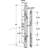 Multi-Point Mortise Latch And Keeper, 12 In. Mounting Holes-68029474