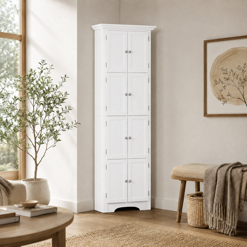 Lynnasia Bathroom Cabinet, White