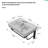 19.88"X14.25" Wall-Mounted Rectangular Ceramic Bathroom Sink With Black Towel Bar & Overflow