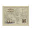 « antique map of the world », reproduction d’impression sur toile tendue-33522732
