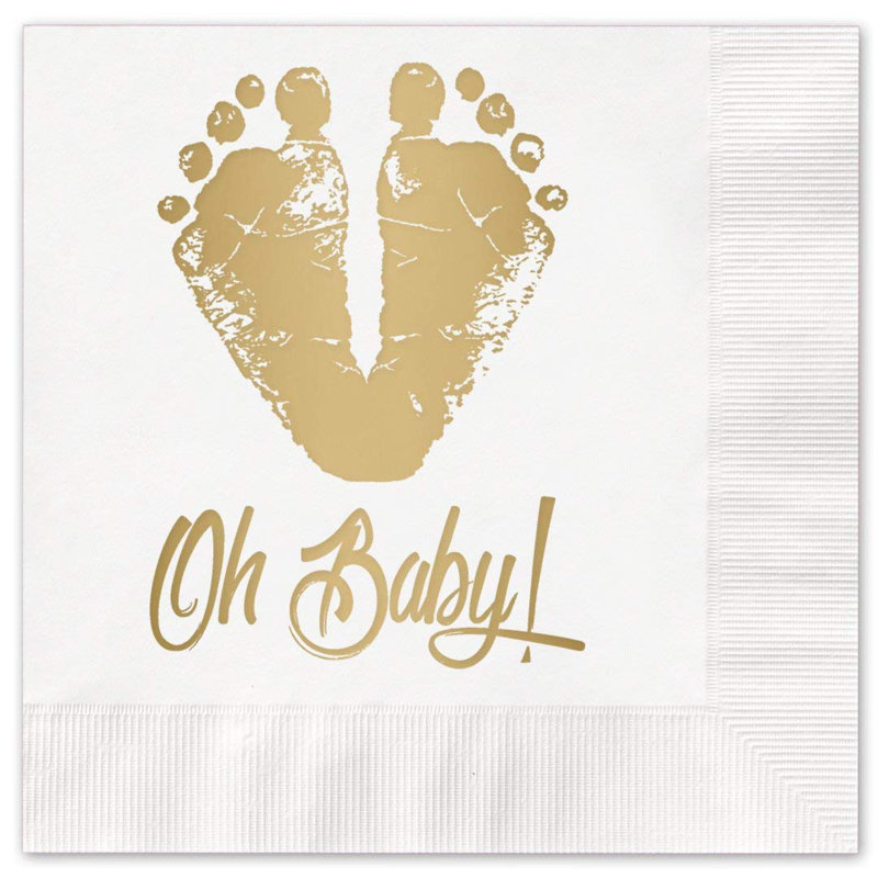 Disposable Paper New Baby Cocktail Napkins