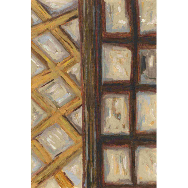 Fenêtres texturées I, H 18 po x l 12 po