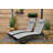 Vivere Denisia Stackable Aluminum Glendale Lounger Set Made with Premium Phifertex Fabric-1755912011