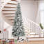 Arbre de Noël artificiel pin enneigé 9 pi-1883506288