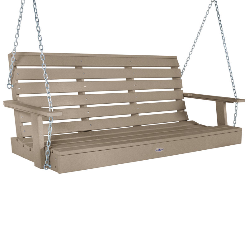Balancelle de véranda Midderton, 60.37", Brun clair Cabana