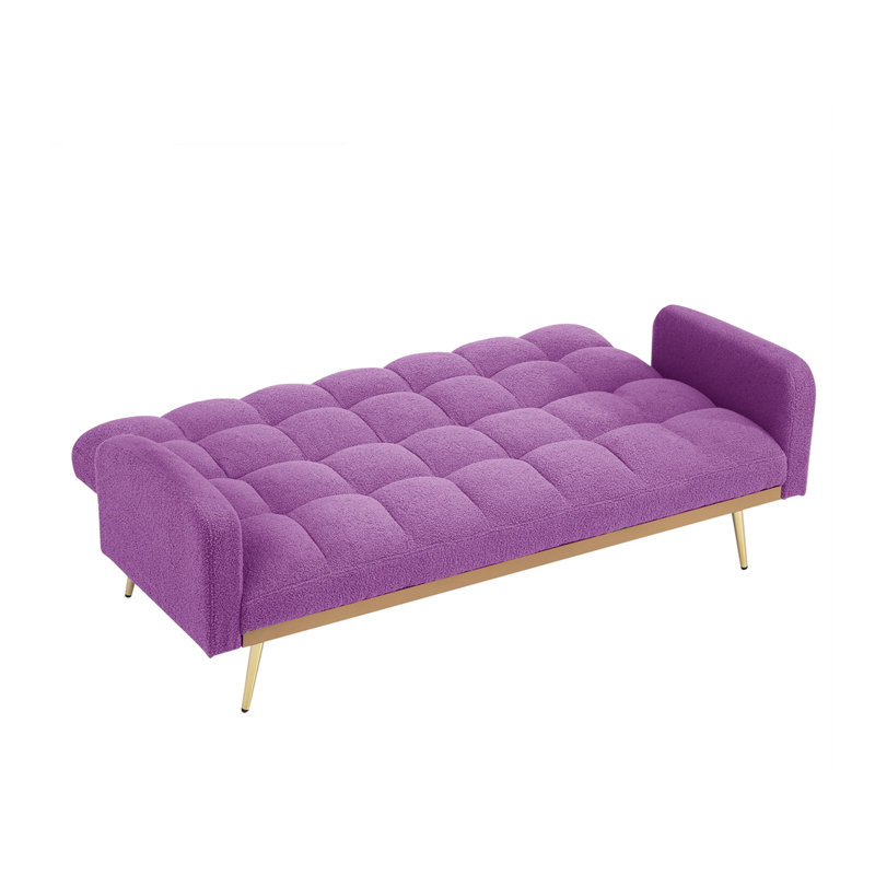 Canapé-lit convertible de 69 po avec futon, Purple