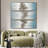 Sequence Textured Glitter Hand Painted Canvas Wall Art by Martin Edwards