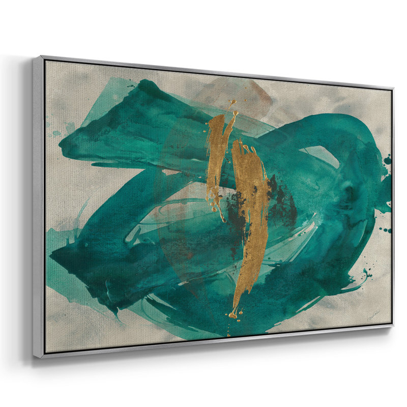 Nexus III, reproduction d'art sur toile, H 27 po x l 41 po x P 2 po, Argent