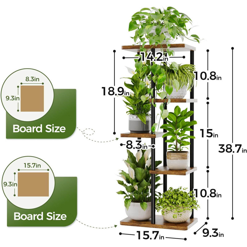 Plant Stand, Brown