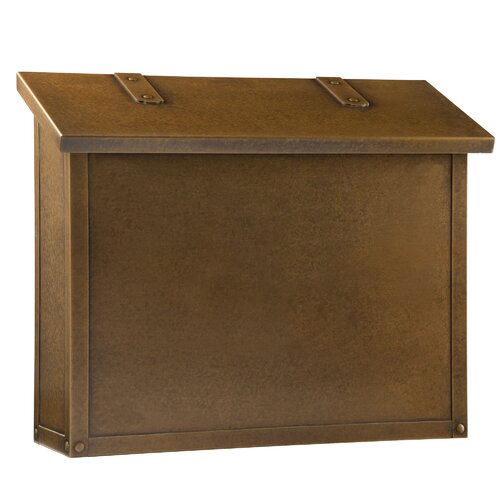 America's Finest Lighting Company Classic Brass Wall Mounted Mailbox 