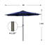 Parasol de marché lumineux 9 pi Odis-1535091854-1556386952
