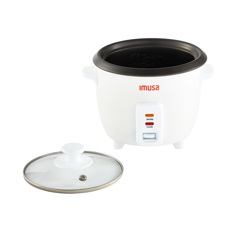 Cuiseur à riz électrique en céramique 3 tasses, blanc, 6 tasses
