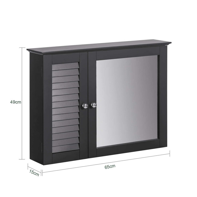 Aaleeyah Bathroom Cabinet, Grey