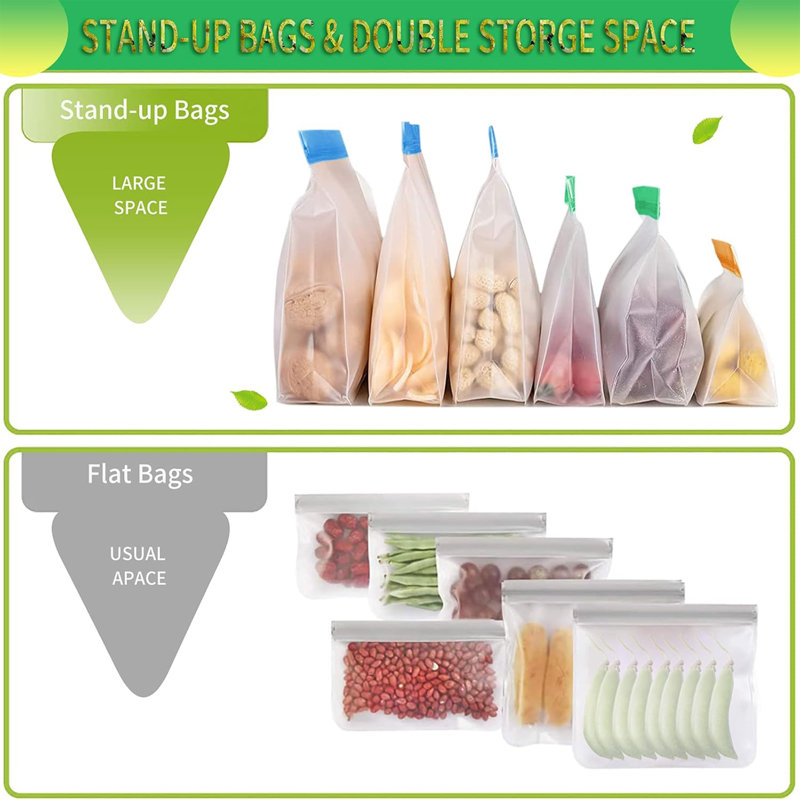 Multi-Colour Food Storage Bags