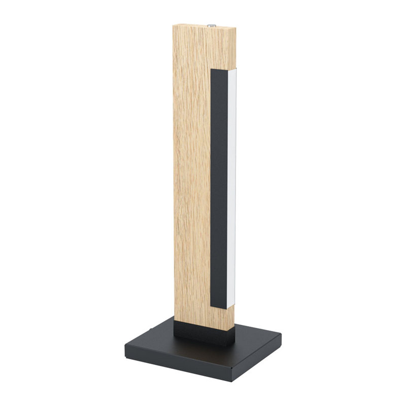 Lampe de table 15,94 "noire / brune Sally