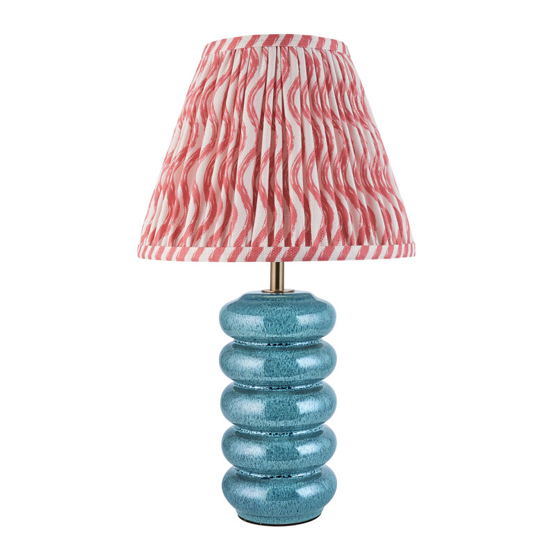 Squash Table Lamp, Coral Pink