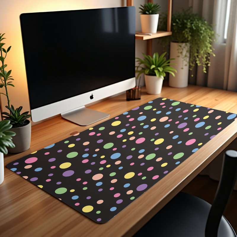 Polyester Desk Pad, 14.4x12.1