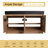  Quarnar 60" Double Sink Freestanding Bathroom Vanity,Floor Standing Vanity with 4 Doors and Black Resin Top-1331809357