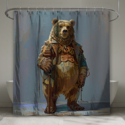 Rideau de douche Bear