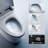 Rizzon Zero-Pressure Smart Bidet Toilet, Elongated One-Piece, Radar Sensing & Foot-Activated Lid, Tankless 1-Second Heating, Detachable 316 Nozzle, ADA, cUPC/cETL, 4.8L Flush