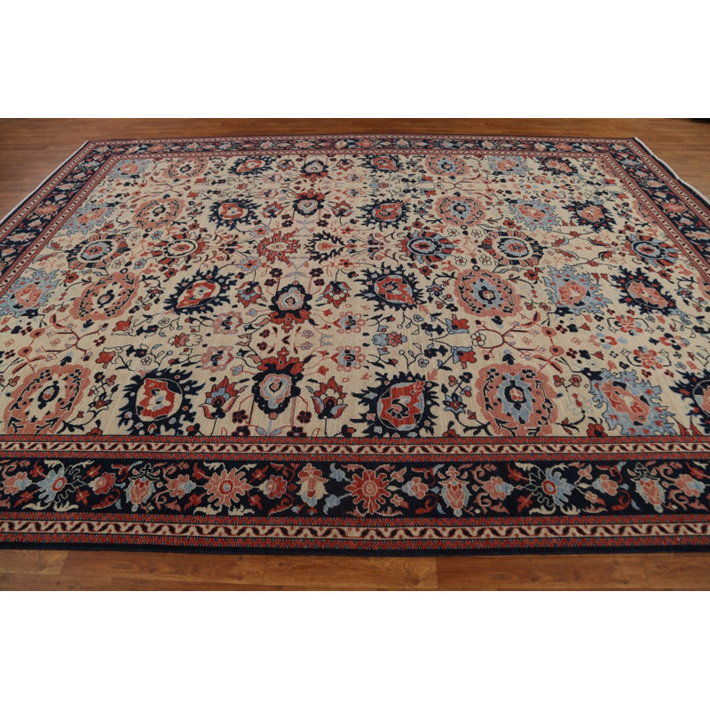Tapis turc Sultanabad Ziegler noué à la main 10 x 13