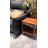 19"H Low & Narrow Assembled Solid Oak Nightstand with Drawer & Shelf-1087901150-1087901151