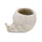 8.3X7x4.7" Decorative Sand And Cement Snail Planter With Textured Beige Finish