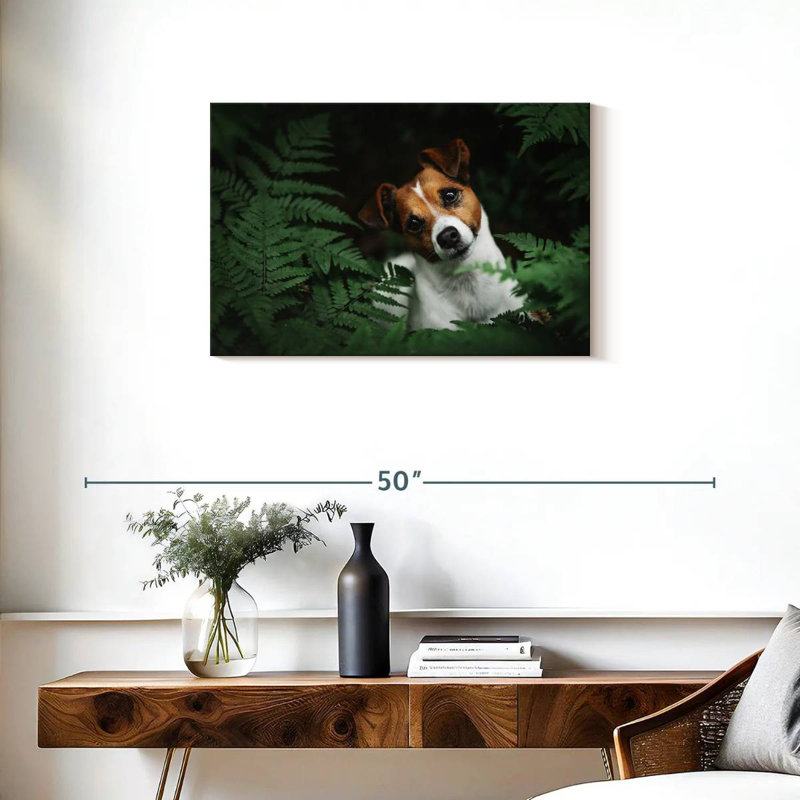 Adorable Terrier, 20" H x 30" W