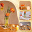 Paquet de 16 vases cylindriques en verre côtelé grand vase à fleurs transparent ouragan flottant pour centre de table décoration de mariage