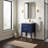 Deon 24'' Single Bathroom Vanity with Porcelain Top-143281766