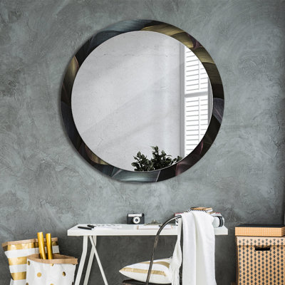 Huldar Glass Flat Wall Mirror