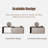 Makeup Vanity with Light mirror,6 drawers