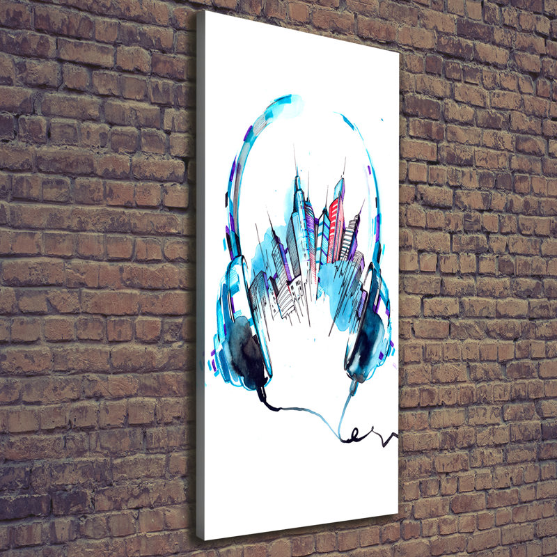 City Music - Wrapped Canvas Print