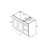 Disar 45'' Single Bathroom Vanity With Drawer Right Base Only-111530665