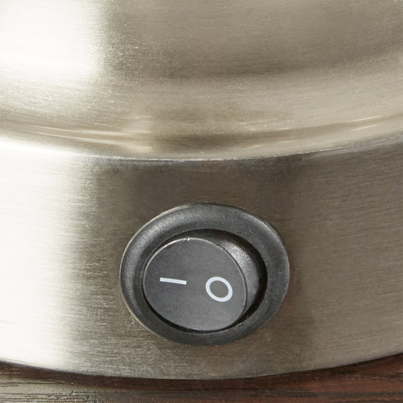 Lampe de table en acier brossé 27,88 "avec prise USB et prise Martinsburg