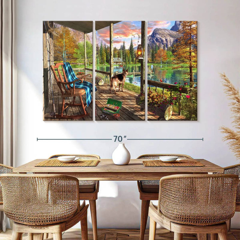 Lilie Mountain Cabin Home, H 42 po x l 65 po