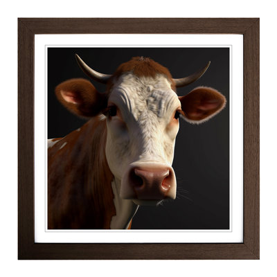 Cow Realism - Framed Print
