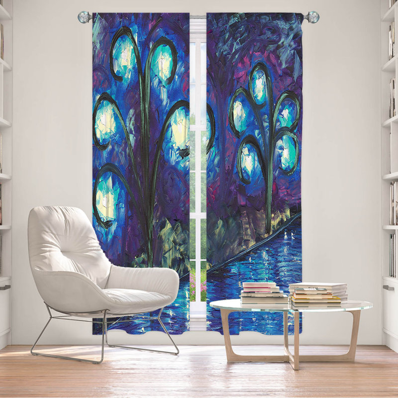Jenavieve Room Darkening Curtain Pair, 20" W x 82" L