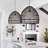Aracelie 1 - Light Matte Black Dome Pendant-1938011101